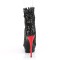 Blondie-R-1008 - Black Sequins Red  