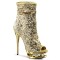 Blondie-R-1008 - Gold Sequins/Gold Chrome