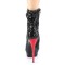 Blondie-R-1009 - Black Sequins Red  