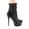 Blondie-R-1009 - Black Sequins  
