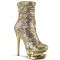 Blondie-R-1009 - Gold Sequins Chrome  