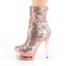 Blondie-R-1009 - Rose Gold Sequins Chrome