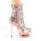 Blondie-R-1009 - Rose Gold Sequins Chrome