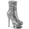 Blondie-R-1009 - Silver Sequins Chrome  