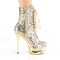 Blondie-R-1020 - Gold Sequins Chrome  