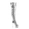 Blondie-R-3011 - Silver Sequins/Silver Chrome