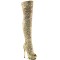 Blondie-R-3011 - Gold Sequins/Gold Chrome