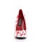 Funtasma Bloody-12 - White Patent-Red