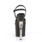 Bondgirl-709 - Black Faux Leather Matte  
