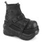 Boxer-60 - Black Vegan Leather
