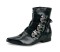 Demonia Brogue-06 - Black Nappa Pu