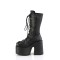 Camel-115 - Black Vegan Leather
