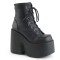 Camel-203 - Black Vegan Leather