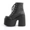 Camel-203 - Black Vegan Leather
