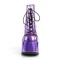 Camel-203 - Purple Hologram Vegan Leather  