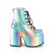 Camel-203 - Rainbow Iridescent Vegan Leather  