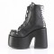 Camel-208 - Black Vegan Leather