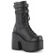 Camel-250 - Black Vegan Leather  
