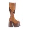 Camel-280 - Brown Multi Vegan Suede