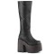 Camel-280 - Black Vegan Leather