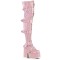 Camel-305 - Pink Stretch Hologram  