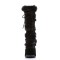 Demonia Camel-311 - Black Veggie Suede Fur SPECIAL - Size 7