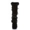 Demonia Camel-311 - Black Veggie Suede Fur SPECIAL - Size 7