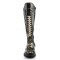 Captain-115 - Black Rub off Pu w Gold Tone  