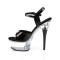 Captiva-609 - Black Patent/Clear