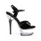 Captiva-609 - Black Patent/Clear