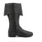 Funtasma Carribean-299 - Black Distressed Pu