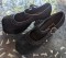 Charade-08S - Black Faux Suede SPECIAL - Slightly Scuffed - Size 8