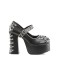 Demonia Charade-25 - Black Pu