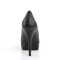 CHLOE-01 - Black Faux Leather