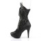 CHLOE-115 - Black Faux Leather