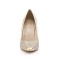 CLASSIQUE-20 - Gold Glittery Lame Fabric