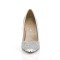 CLASSIQUE-20 - Silver Glittery Lame Fabric
