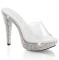Fabulicious  COCKTAIL-501DM - Clear Silver Multi Rhinestones