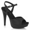 Cocktail-509 - Black Faux Leather Matte