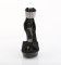 Cocktail-525 - Black Faux Suede Matte