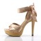 Fabulicious COCKTAIL-568 - Champagne Satin Champagne