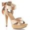 Fabulicious COCKTAIL-568 - Champagne Satin Champagne