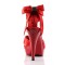 Fabulicious COCKTAIL-568 - Red Satin Red