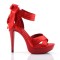 Fabulicious COCKTAIL-568 - Red Satin Red