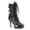 Funtasma Cop-911 - Black Pu-Patent