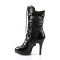 Funtasma Cop-911 - Black Pu-Patent