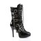 Funtasma Cop-911 - Black Pu-Patent