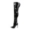 Courtly-3012 - Black Patent  