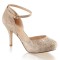 COVET-03 - Nude Glitter Mesh Fabric