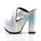 Cramps-09 - Silver Hologram Vegan Leather SPECIAL